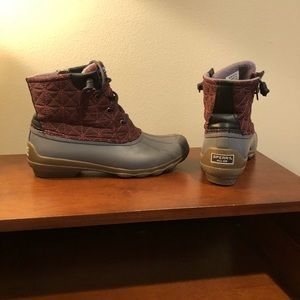 Sperry Duck Booties, worn good shape size 8.5